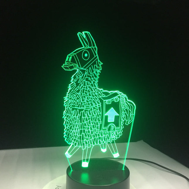 3D LED Lama Nachtlicht Acryl Touch