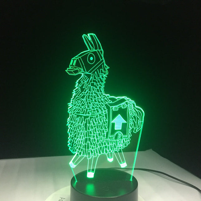 3D LED Lama Nachtlicht Acryl Touch