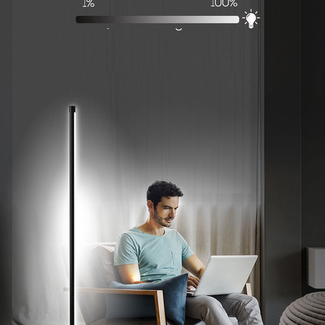 LED Eck-Stehlampe mit Regenbogenfarben