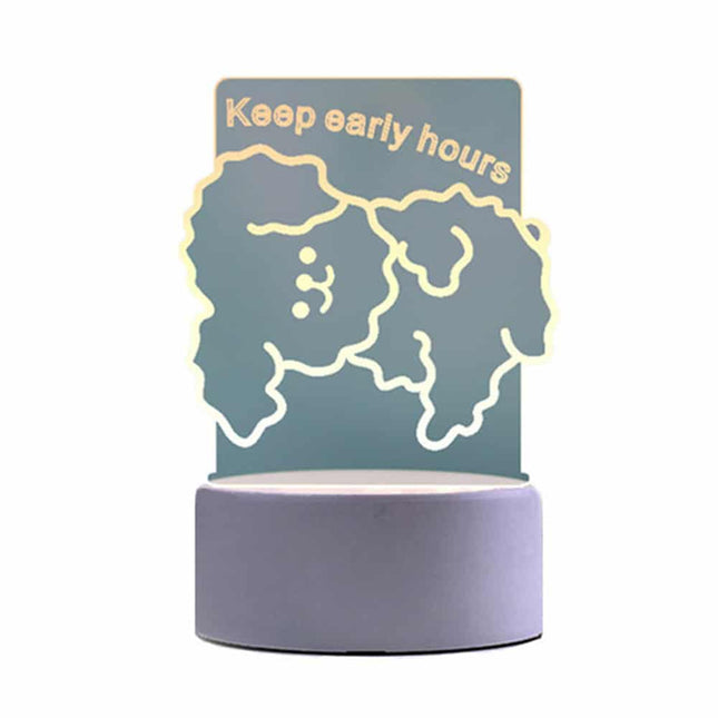 Lustige Bär 3D Lampe für Kinderzimmer