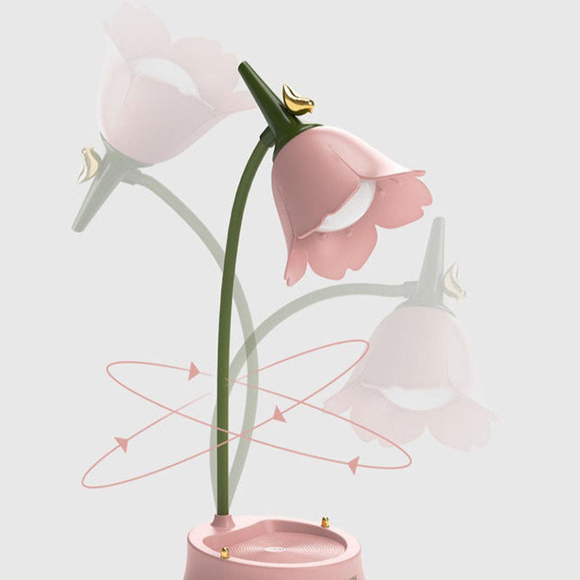 Retro Blumen Schreibtischlampe für Mädchen