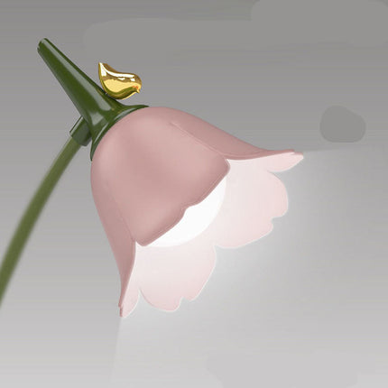 Retro Blumen Schreibtischlampe für Mädchen