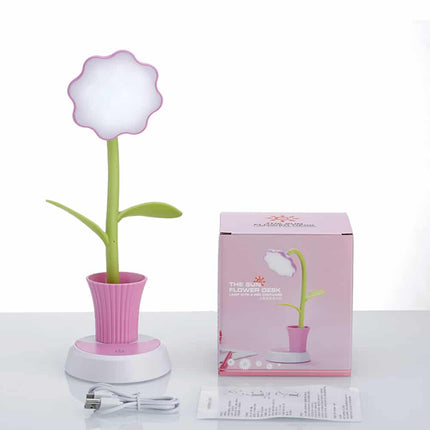 Blumen Schreibtischlampe LED wiederaufladbar