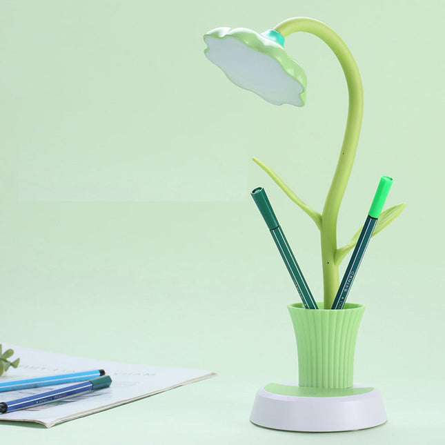 Blumen Schreibtischlampe LED wiederaufladbar
