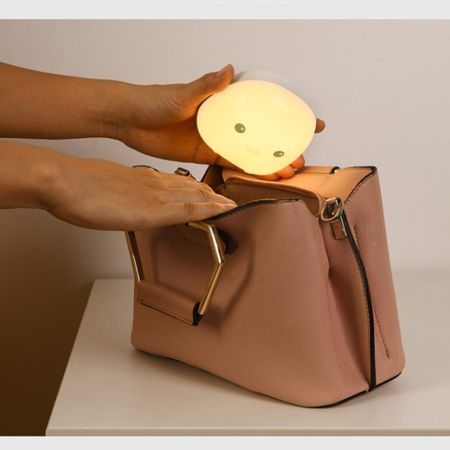 Kompaktes magnetisches Pinguin Nachtlicht für Kinder