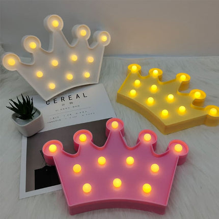 Krone LED Dekolampe für Kinderzimmer