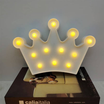 Krone LED Dekolampe für Kinderzimmer