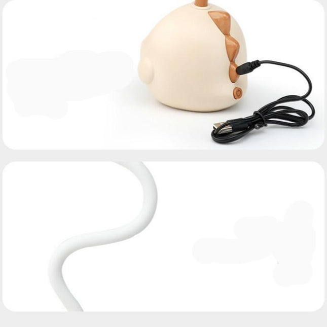 Rosa Dinosaurier LED Schreibtischlampe Mädchen