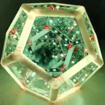 Dodekaeder Unendlichkeitsspiegel Lampe LED