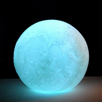 Mehrfarbige LED Mond Lampe Stimmungslicht
