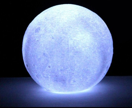 Mehrfarbige LED Mond Lampe Stimmungslicht