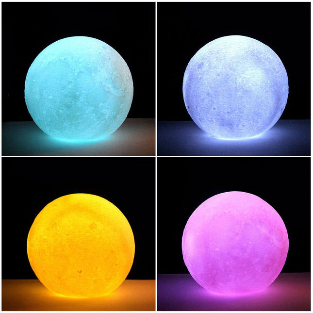 Mehrfarbige LED Mond Lampe Stimmungslicht