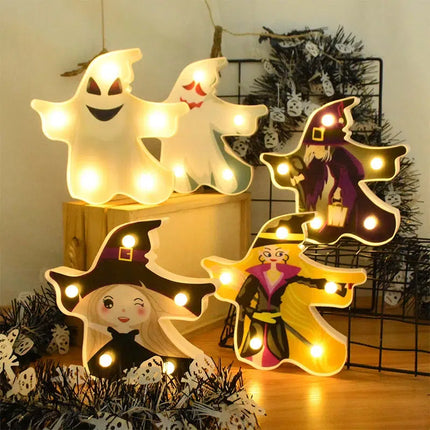 Lustige Geist LED Lampe Halloween Dekoration
