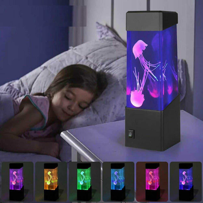 LED Quallen Lampe mit Farbwechsel
