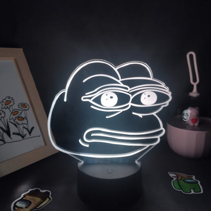 Frosch Neon LED Lampe Tischdeko