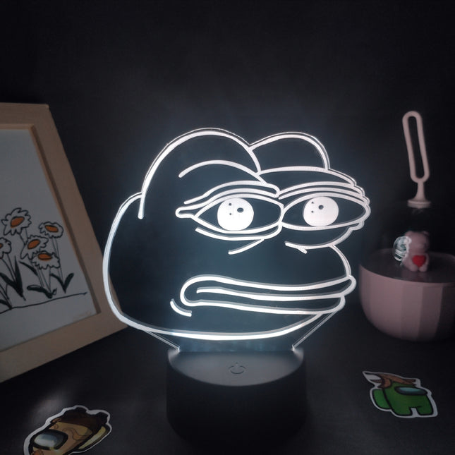 Frosch Neon LED Lampe Tischdeko