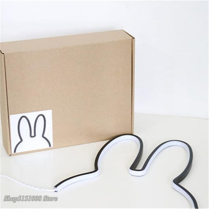 Hasenohren LED Wandleuchte für Kinder