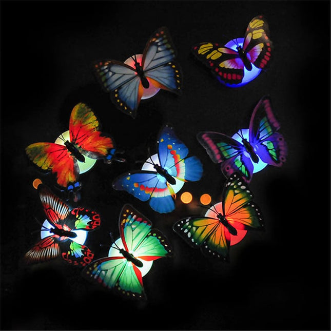 Leuchtende Schmetterling Wandsticker mit LED