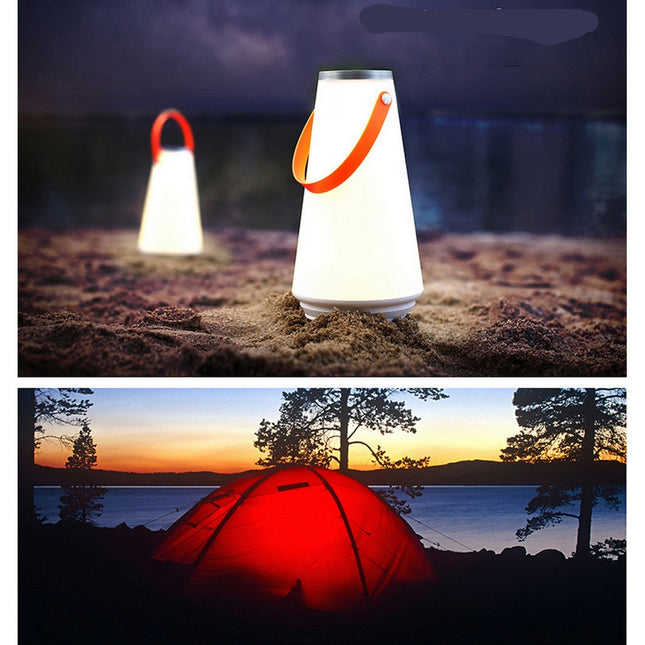 Tragbare LED Campinglampe mit Henkel