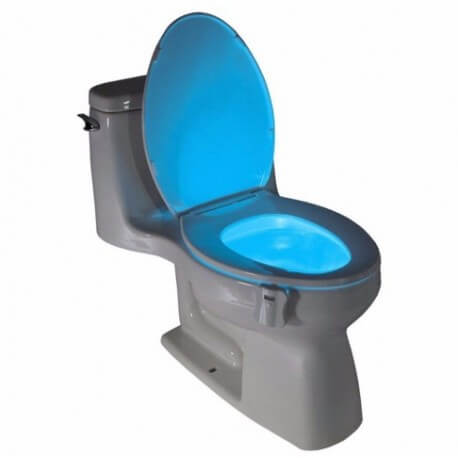 LED WC Licht mit Bewegungsmelder Farbwechsel