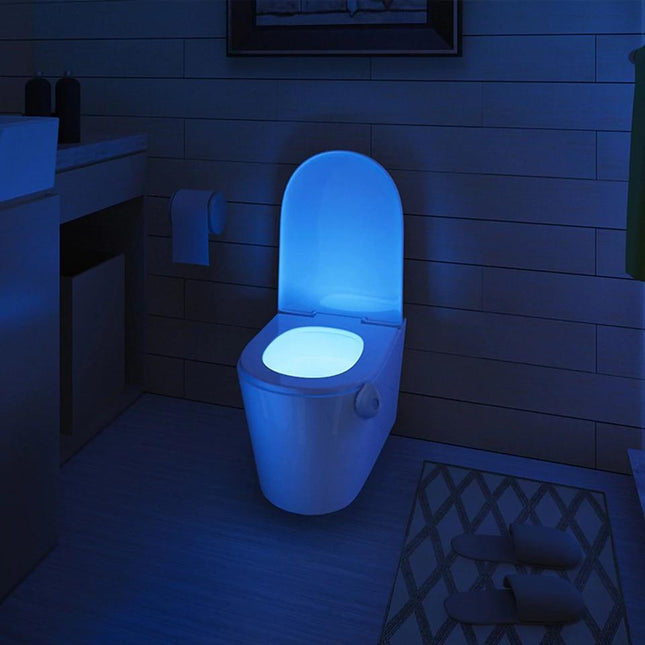 LED WC Licht mit Bewegungsmelder Farbwechsel