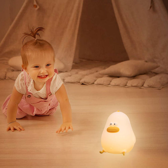 Lustige Enten Lampe aus Silikon Touch
