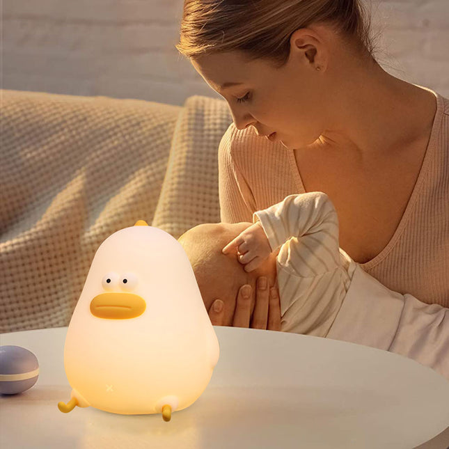 Lustige Enten Lampe aus Silikon Touch