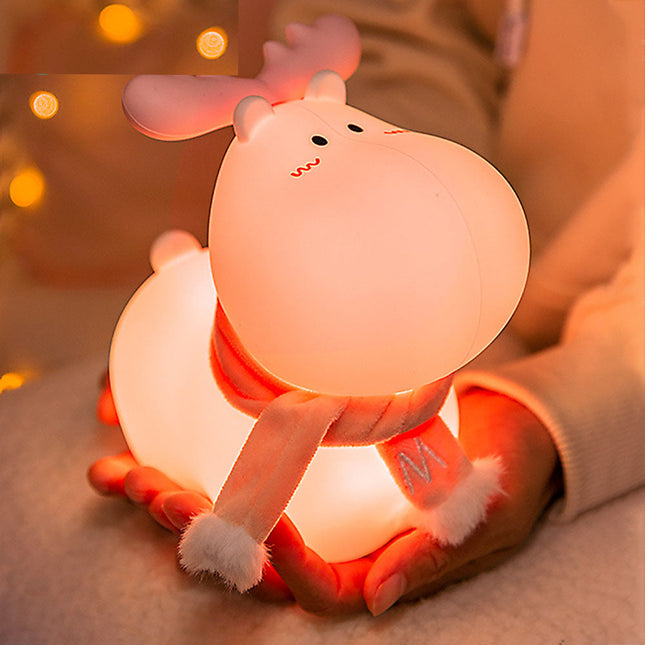 Wiederaufladbare Elch Lampe als Nachtlicht