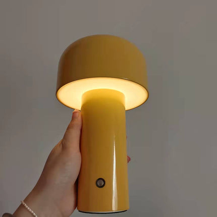 Kabellose italienische Design Pilz Tischlampe