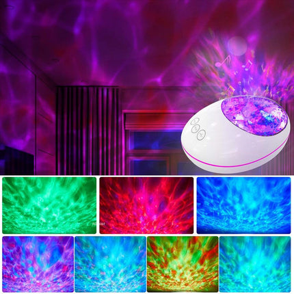Bunter Galaxie Projektor mit Bluetooth