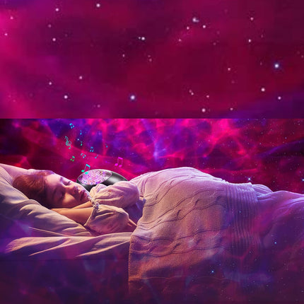 Bunter Galaxie Projektor mit Bluetooth