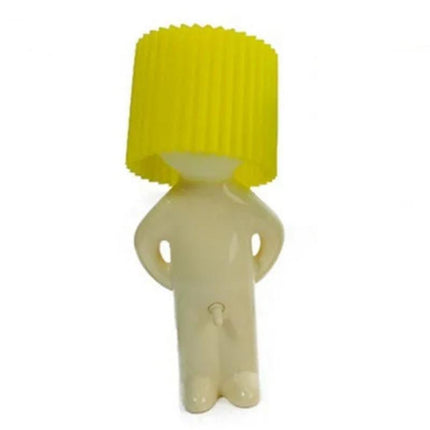 Kreative Tischlampe in Männchen-Form