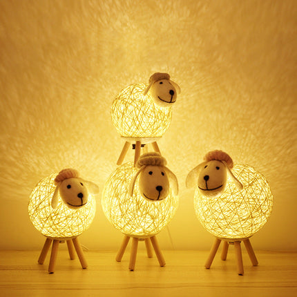 Märchenhafte Schaf Lampe für Kinderzimmer Deko