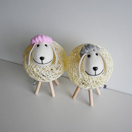 Märchenhafte Schaf Lampe für Kinderzimmer Deko