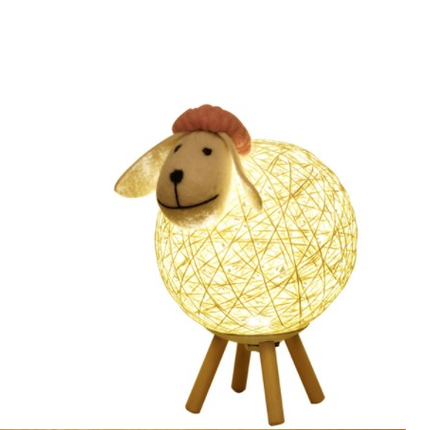 Märchenhafte Schaf Lampe für Kinderzimmer Deko