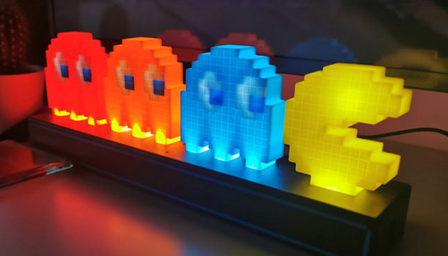 Pac-Man Geister LED Lampe für Gamer