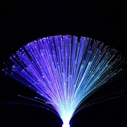 Bunte Glasfaser Lampe mit LED Farbwechsel
