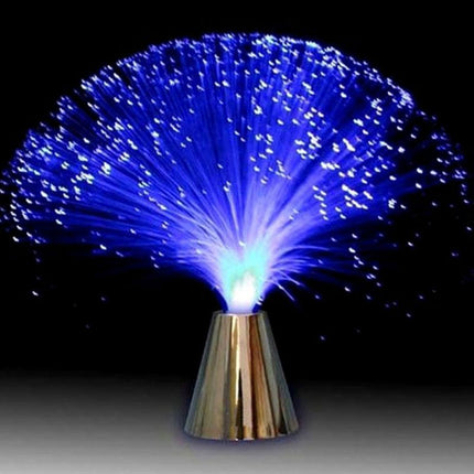 Bunte Glasfaser Lampe mit LED Farbwechsel