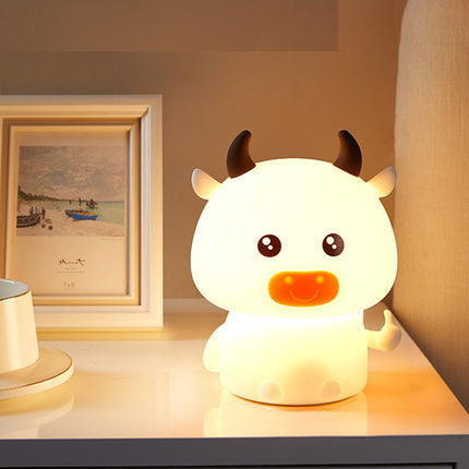 Süßes Kuh Nachtlicht aus Silikon