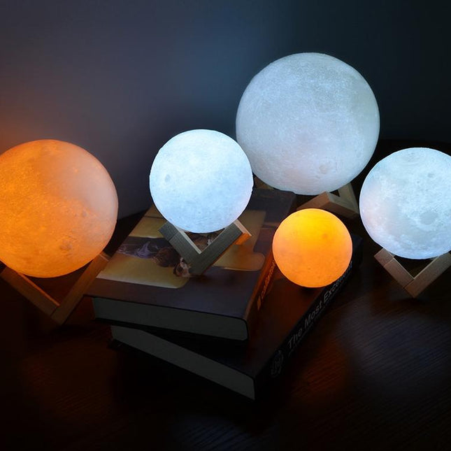LED Mond Lampe als Nachtlicht