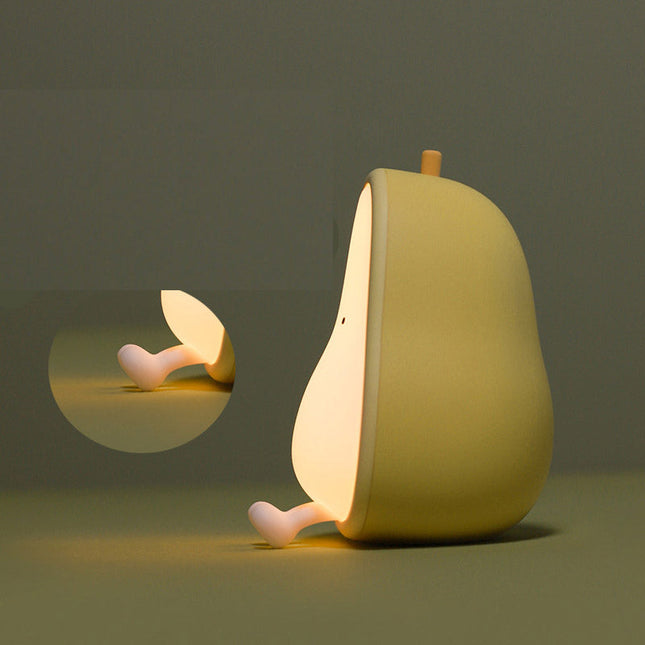 Tragbares LED Nachtlicht in Birnenform