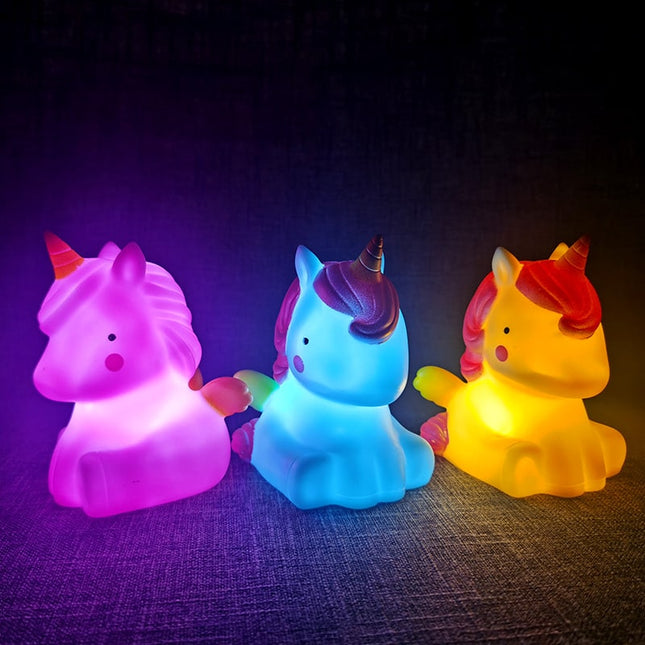Mini Einhorn LED Lampe Kinderzimmer