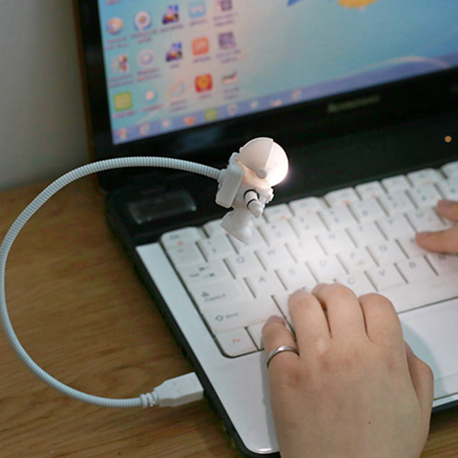Mini Astronaut LED Leselampe für Laptop