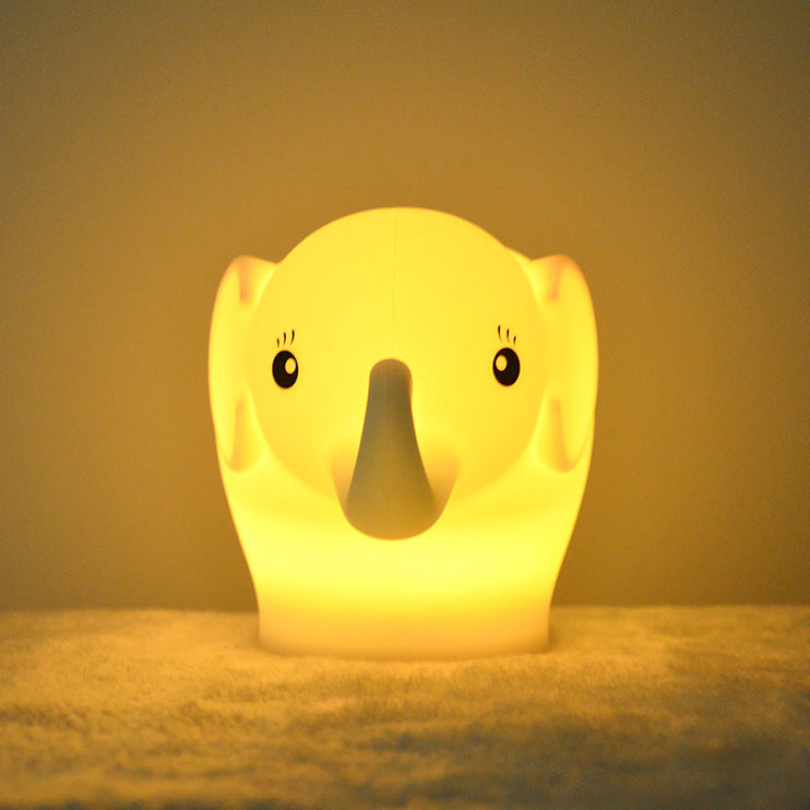 Buntes Elefant Mini LED Nachtlicht Baby