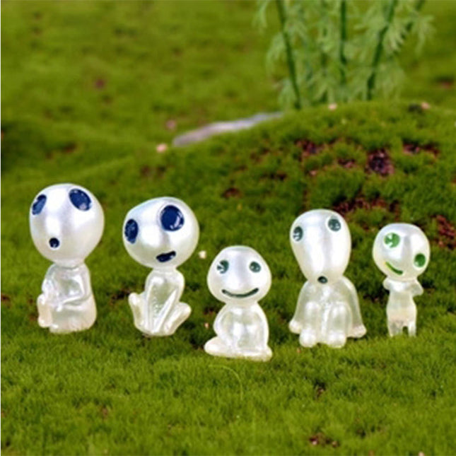 Leuchtende Waldgeist Figuren für Kinder Deko