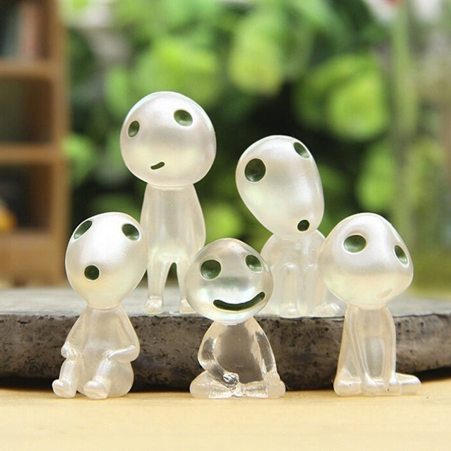 Leuchtende Waldgeist Figuren für Kinder Deko