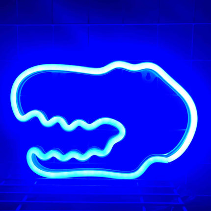 Dinosaurier Kopf LED Neon Schild Leuchte