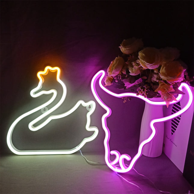 Schwan LED Neon Schild für Wanddekoration
