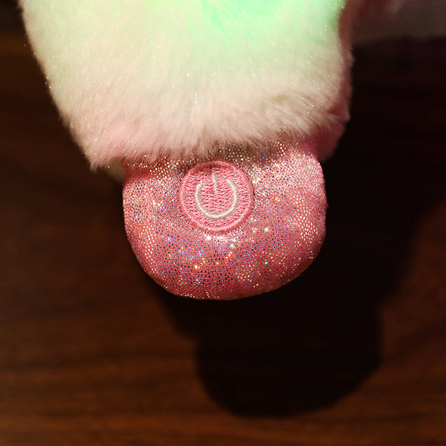 Leuchtendes Lama Kuscheltier mit LED Licht