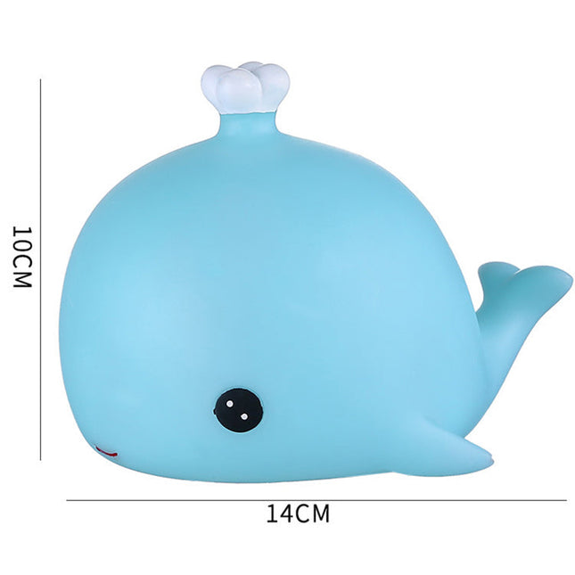 Kleines Wal Nachtlicht mit Akku für Babys